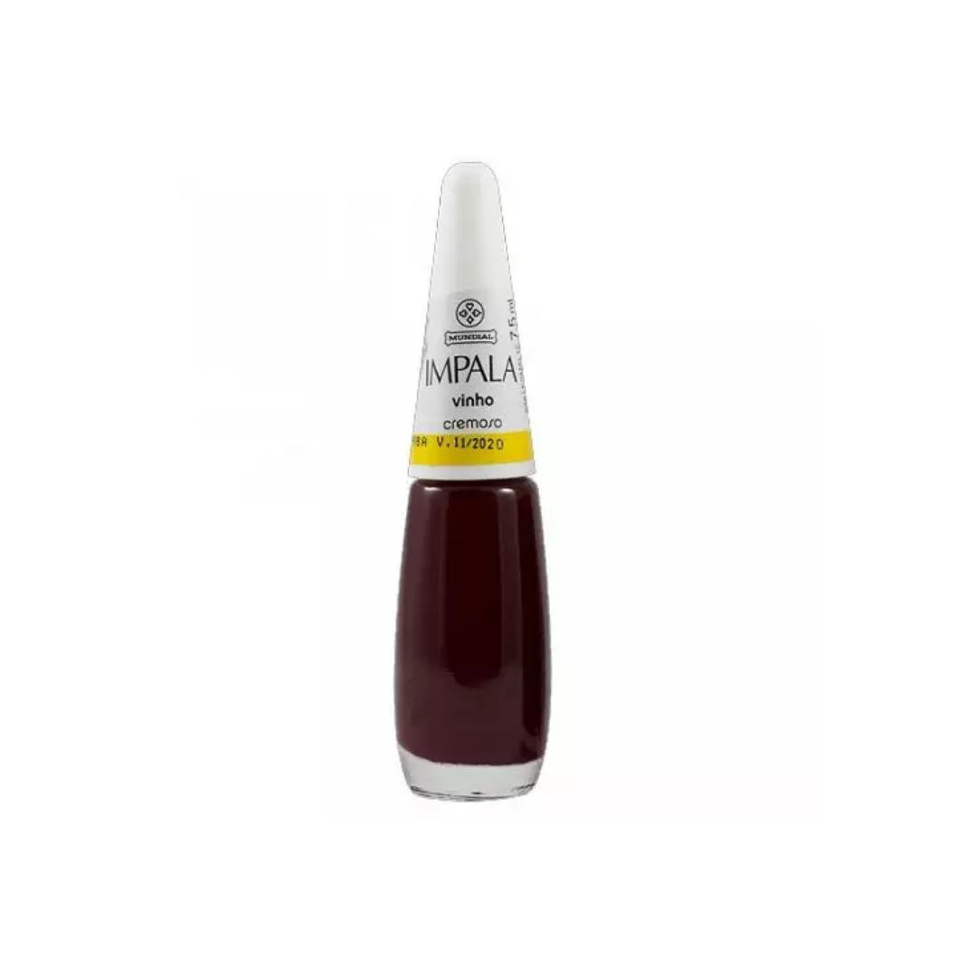 Impala Esmalte Cremoso: Vinho (7,5ml)